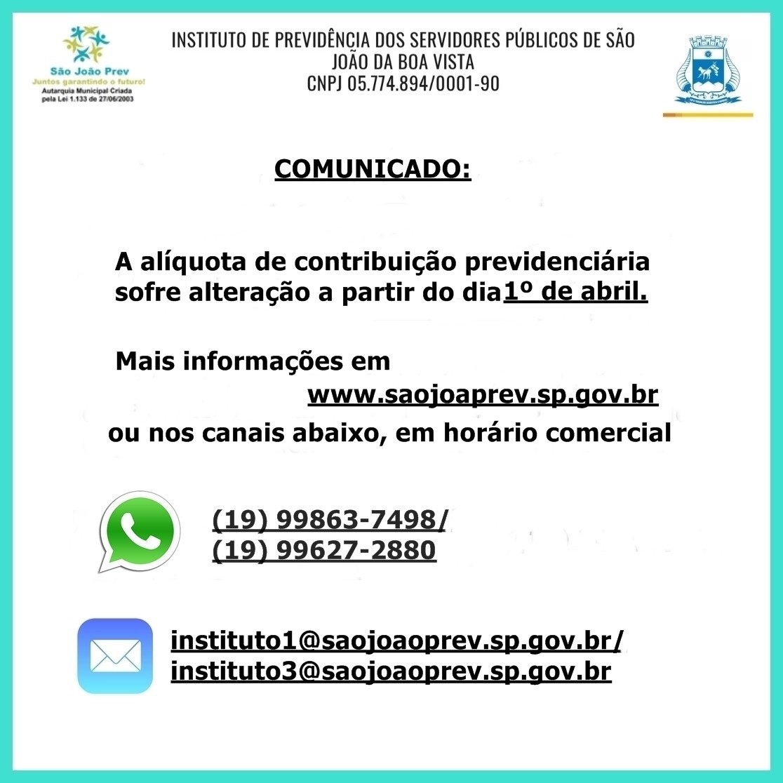 Comunicado São João - AAB
